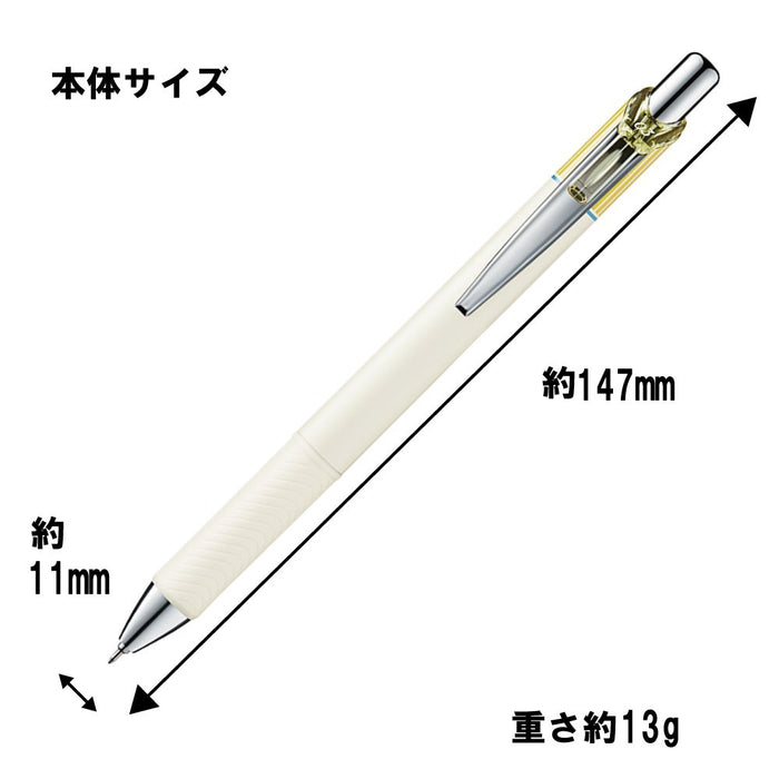 Pentel Energel Kurena 0.3 Mimosa 黄色凝胶圆珠笔 10 支装