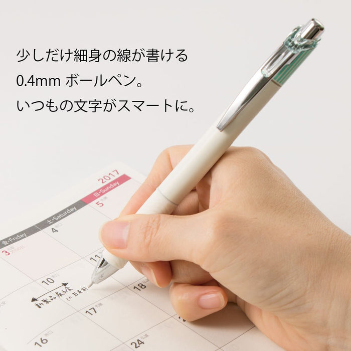 Pentel Energel Kurena Bln74Lk-A 凝胶圆珠笔 0.4 毫米薄荷绿 10 支装