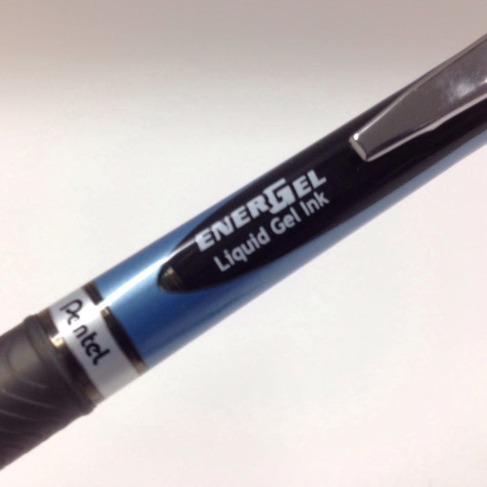 Pentel EnerGel 0.5 Black Gel Ink Ballpoint Pen Pack of 5