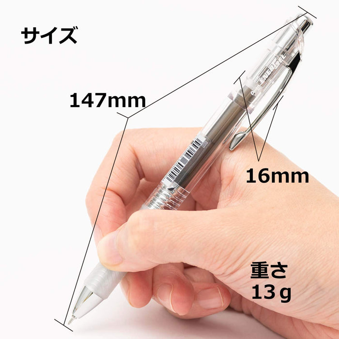 Pentel Energel Infree 0.4 中性墨水原子筆黑色 10 支裝