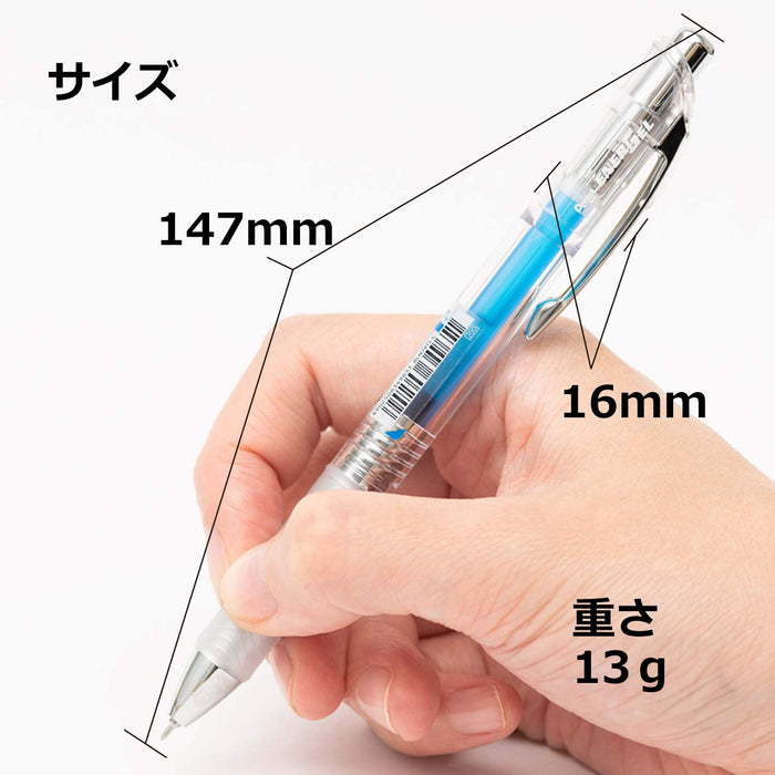 Pentel Energel Infree 0.4 蓝色凝胶墨水圆珠笔 10 支套装