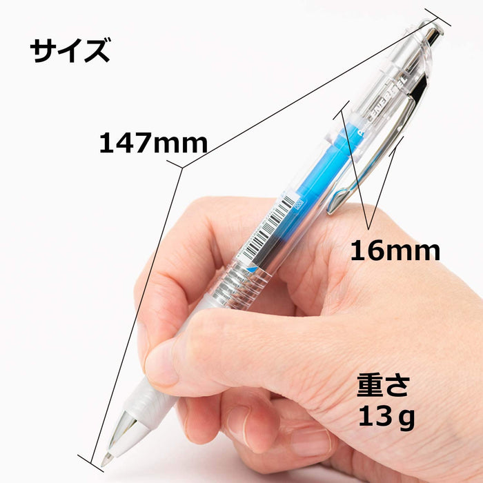 Pentel Energel Infree 0.7 蓝色凝胶墨水圆珠笔 - 10 支装