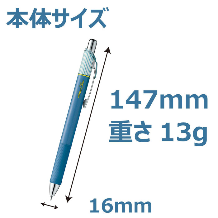 Pentel Energel Kurena 03 蓝黑色凝胶墨水圆珠笔 10 支装