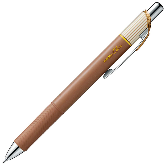 Pentel Energel Kurena 03 Gel Ink Ballpoint Pen Xbln73L-E Brown Pack of 5