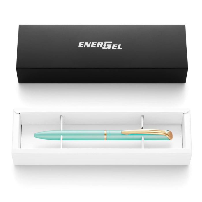 Pentel Energel Philography 0.5 毫米粉彩绿色凝胶墨水笔（礼盒装）