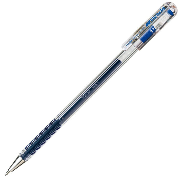 Pentel Hybrid Gel Ink Ballpoint Pen 0.5 10 Pack - Blue