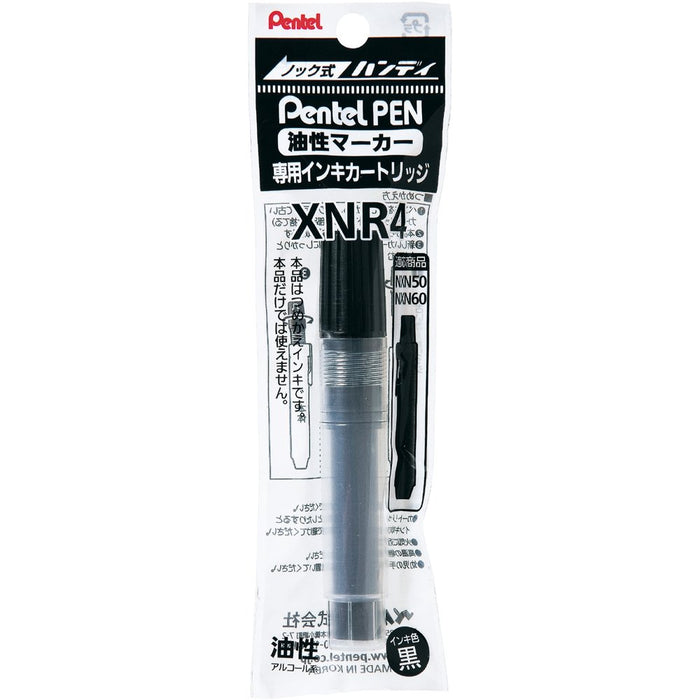 Pentel XNR4-A Handy Black Ink Cartridge Marker Set of 10