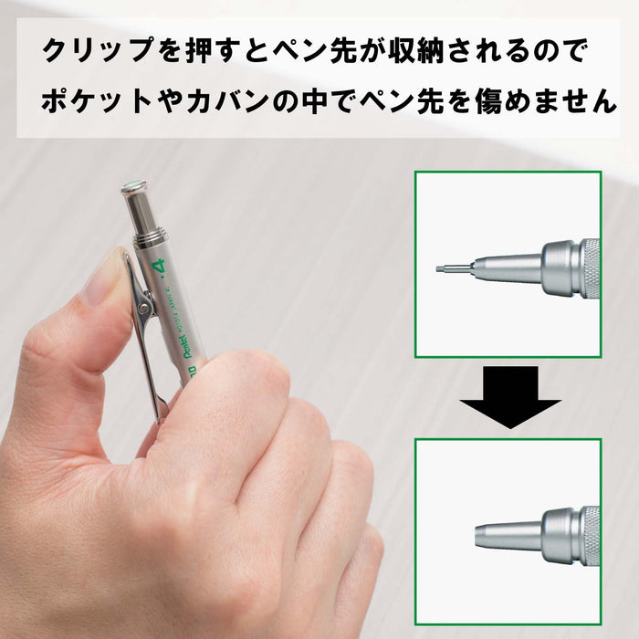 Pentel Graph Gear 1000 Mechanical Pencil PG1014 0.4mm Lead Size