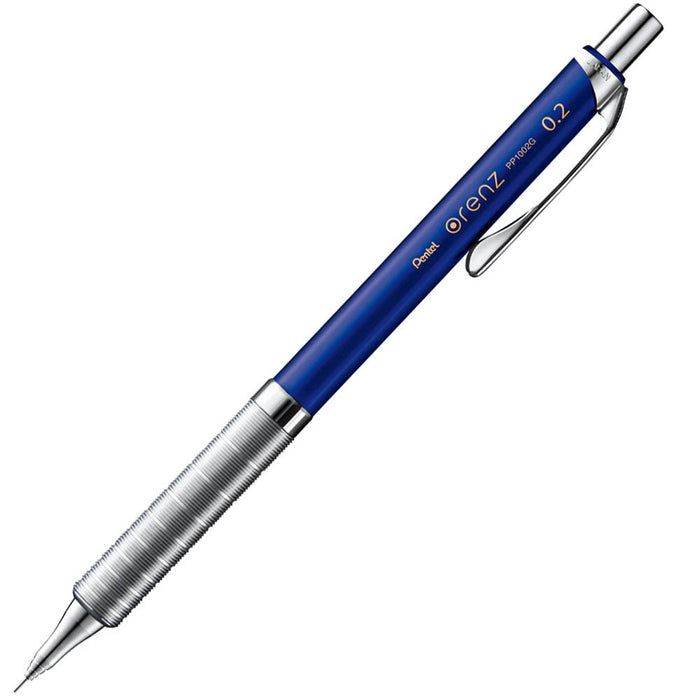 Pentel Orens 0.2 Navy Mechanical Pencil with Metal Grip XPP1002G-C