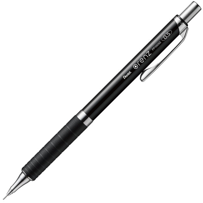 Pentel Orens 金属握把 0.5 毫米自动铅笔（黑色）XPP1005G-A