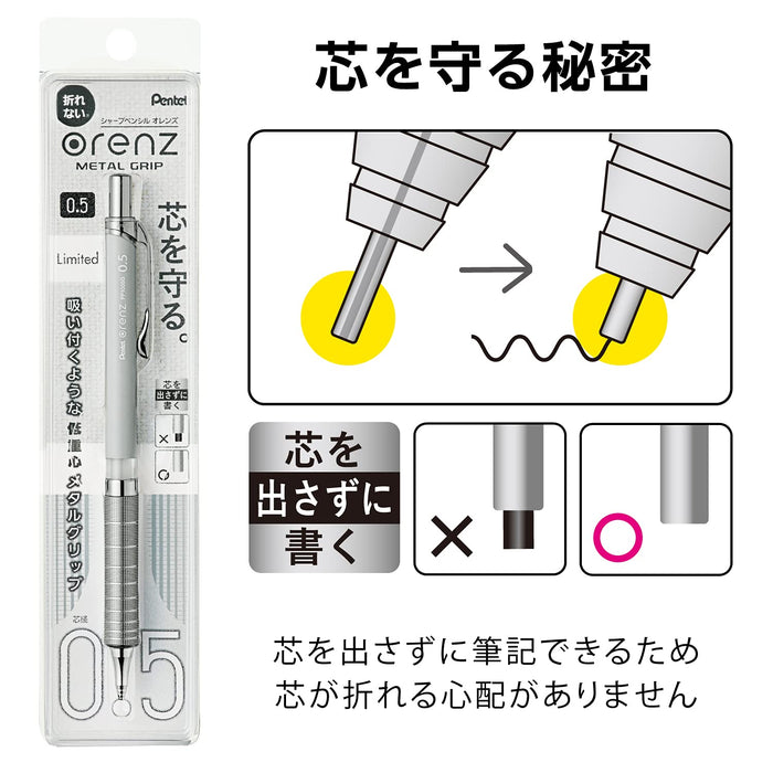 Pentel Simple Days Mechanical Pencil 0.5mm Gray - Orens XPP1005G2-CMN