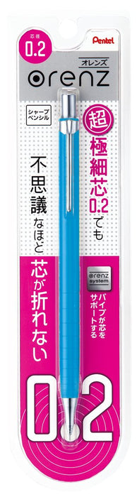 Pentel Orens XPP502-S 0.2mm Mechanical Pencil in Sky Blue