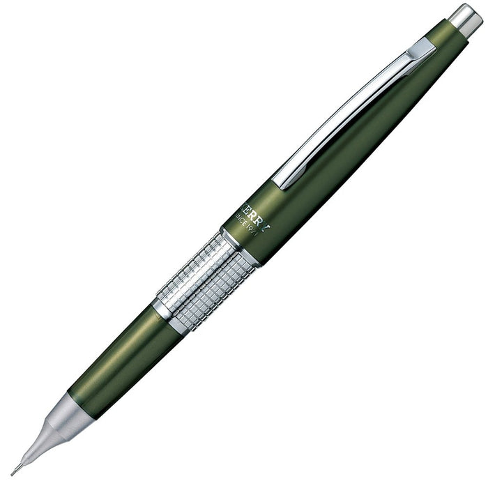 Pentel P1035-Kd Olive Green Mechanical Pencil CapType Kelly Perpetual Cil Shaft