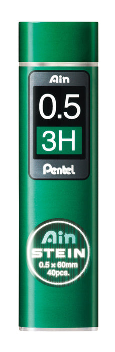 Pentel Stein 0.5 自动铅笔替换芯 3H 铅芯 10 支装