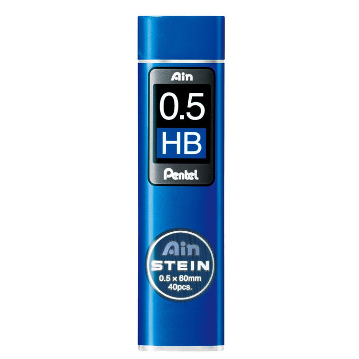 Pentel Stein 0.5 HB 自动铅笔替换芯 - 10 支