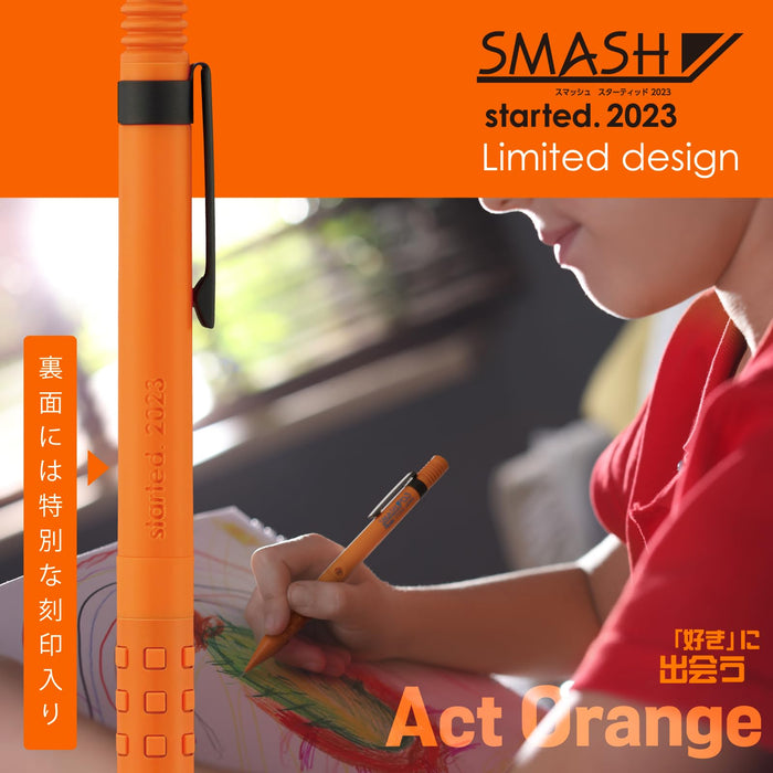 Pentel Smash 限量版自动铅笔 0.3 毫米 亮橙色