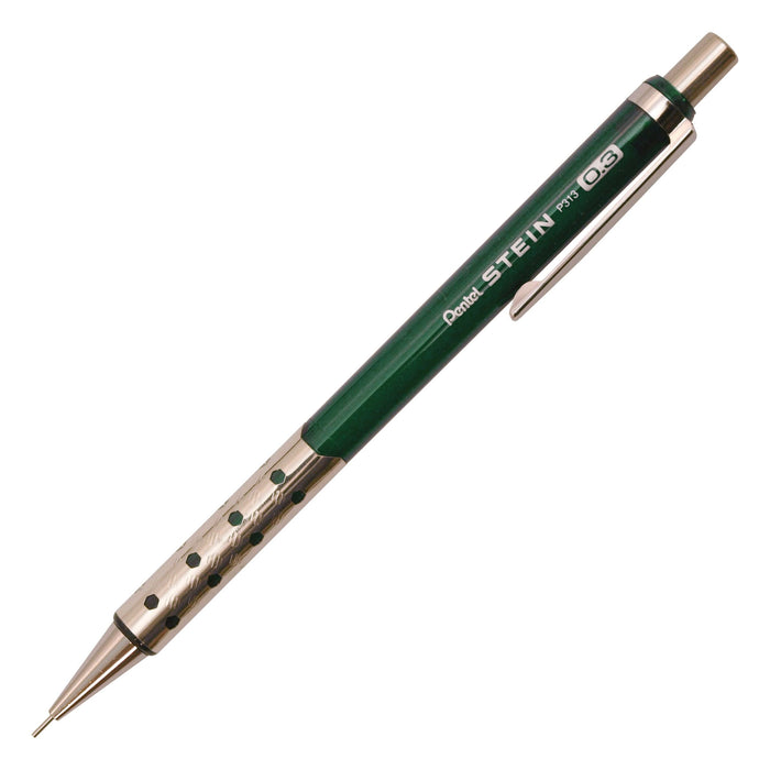 Pentel Stein Sharp Clear Green 0.3 毫米自动铅笔 P313-CD