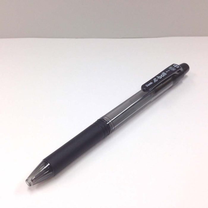 Pentel Dot E-Ball 油性黑色圆珠笔 1.0 毫米 5 支装 - XBK130-A