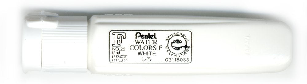 Pentel F 水彩顏料組 - Wfct29 版 5 件組白色