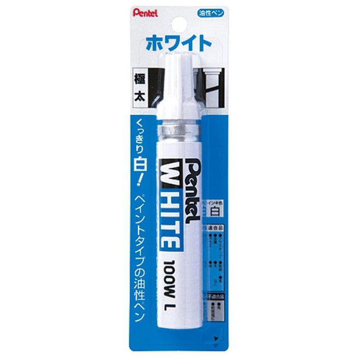 Pentel Extra Thick Permanent White Marker X100W-Ld