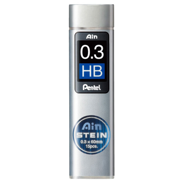 Pentel Sharp Refill 0.3 HB Ein Stein C273-HB Pack of 10 Pieces