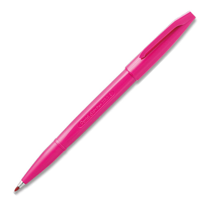 Pentel S520-Pd Signature Pink Water-Based Pen Set - Pack of 10