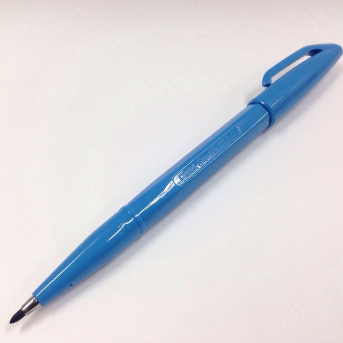 Pentel Water-Based Signature Pen S520-SD Sky Blue Set of 10