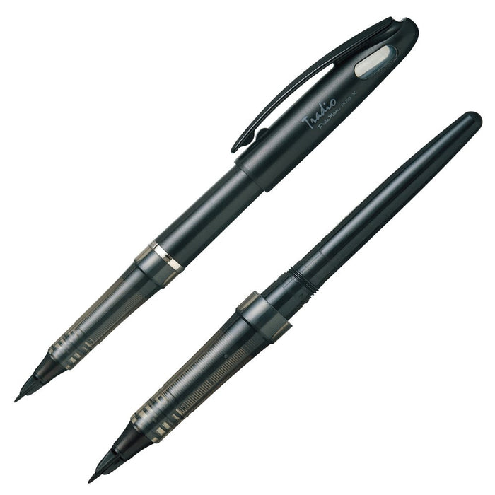 Pentel Tradiopraman Water-Based Black Pen with Refill Set Amz-Trj50-Ar