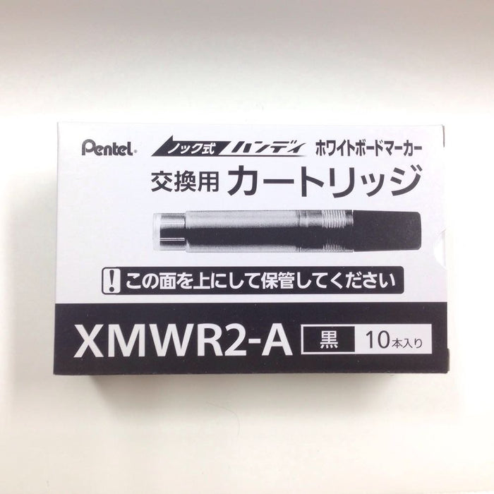 Pentel Xmwr2-A 白板笔专用 10 支黑色墨盒