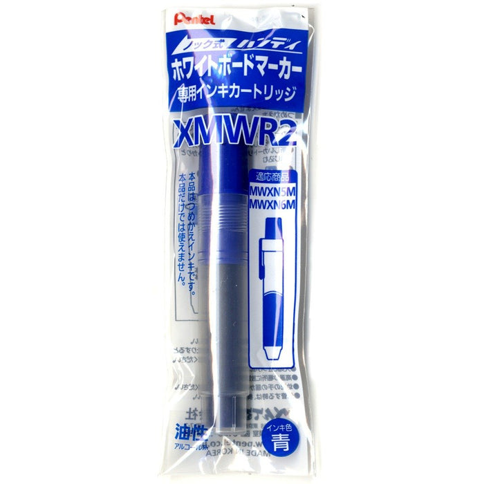 Pentel 蓝色 XMWR2-C 白板笔替换装 10 支装