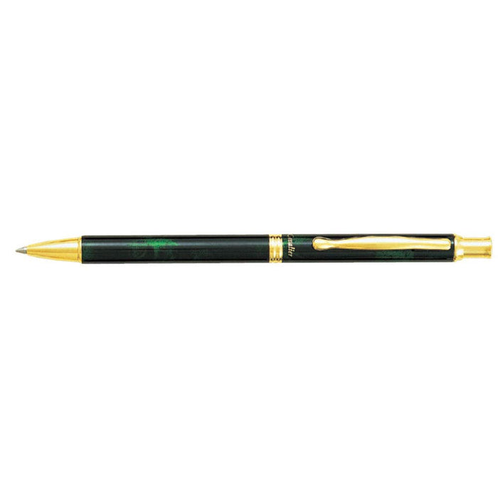 Pilot Cavalier 0.7mm Ballpoint Pen in Black & Green Axis - BCA-3SR-BG