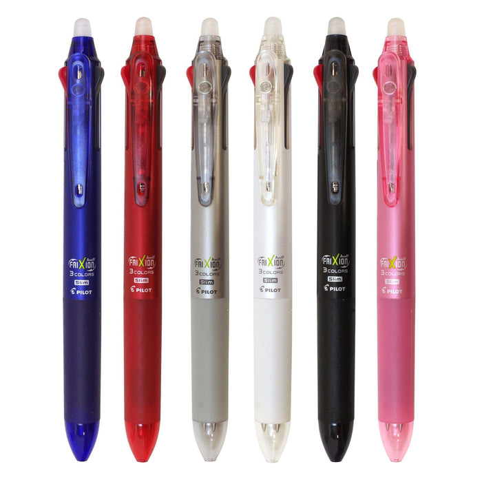 Pilot Frixion Ball 3 纤细多色圆珠笔 0.5 毫米黑色 Lkfbs60Ef-B