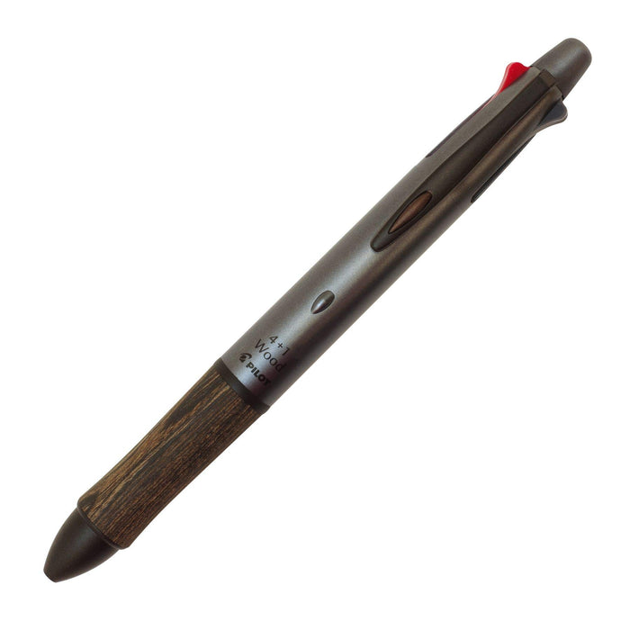 Pilot 4+1 Gray Wood Maximum Length 148mm Diameter 14.1mm - Pilot Bkhfw2Srgy