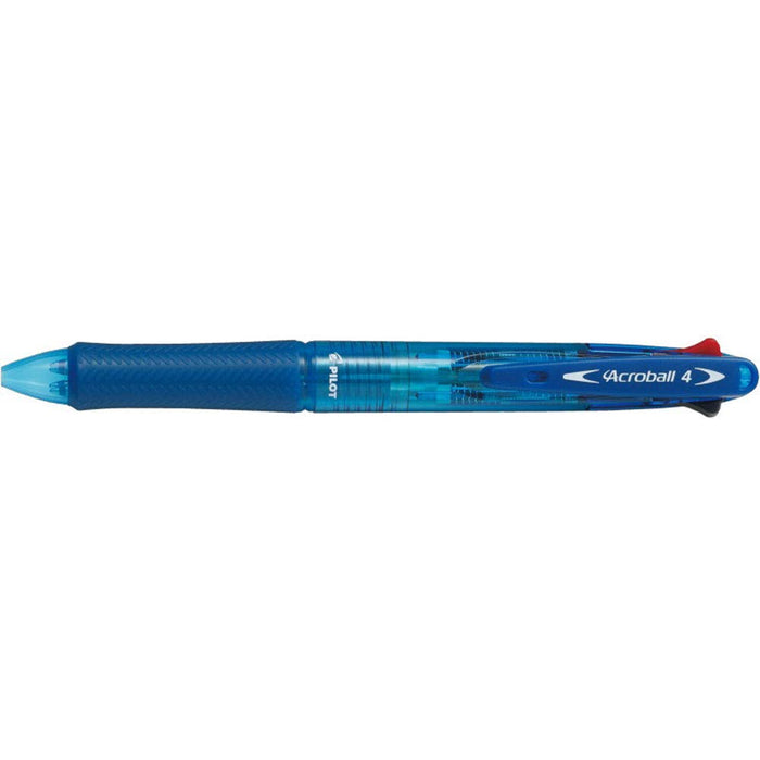 Pilot Acroball 4 Clear Blue - Multi-Color 0.7mm Ballpoint Pen Bkab45Fcl