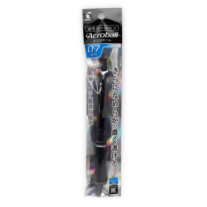 Pilot Acroball Oil-Based 0.7mm Black Ballpoint Pen PBAB15FBB