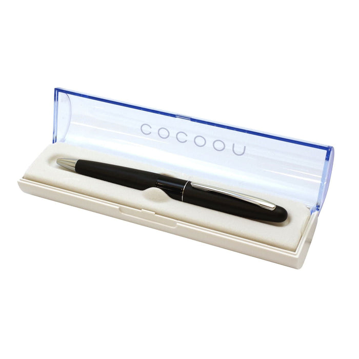 Pilot Cocoon BCO-150R-B 圆珠笔，黑色笔身，油性墨水，140x10.0mm，30g