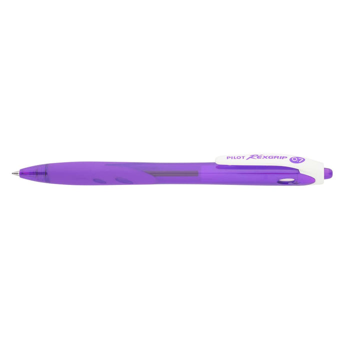 Pilot Rexgrip Extra Fine Point Violet Ballpoint Pen - BRG-10F-VB