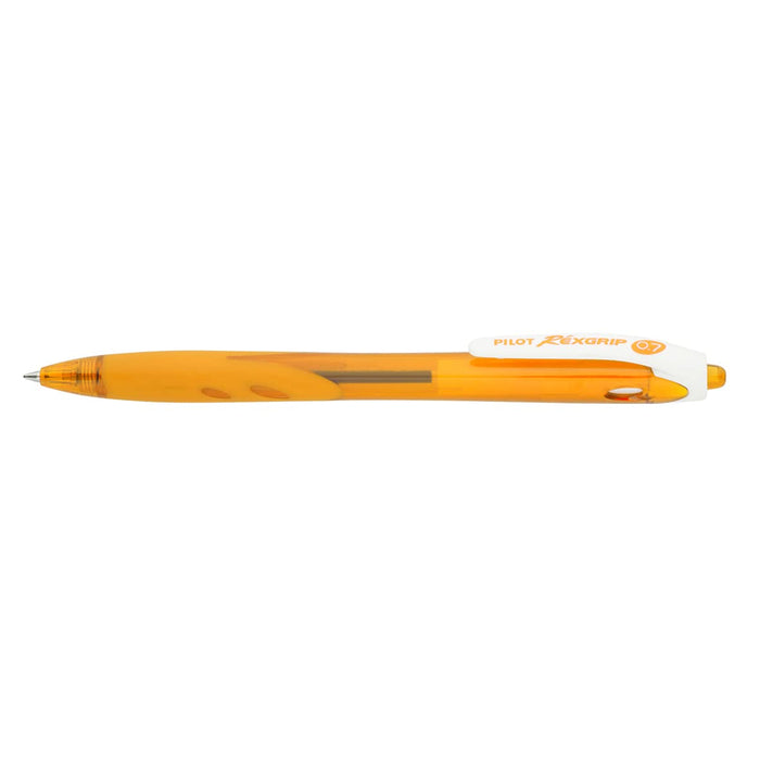 Pilot Rexgrip Extra Fine Ballpoint Pen in Vibrant Yellow - BRG-10F-YB