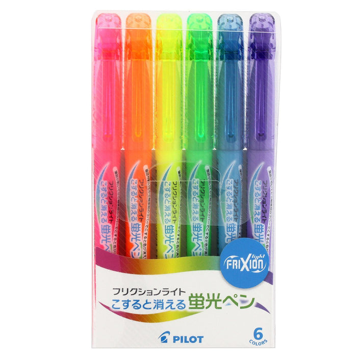 Pilot Frixion Light Erasable Highlighter 6 Colors Set - SFL-60SL-6C