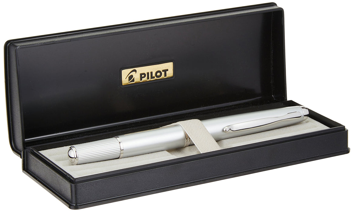 Pilot Capless Fermo Diamond Silver Medium Point Fountain Pen FCF-2MR-DS-M