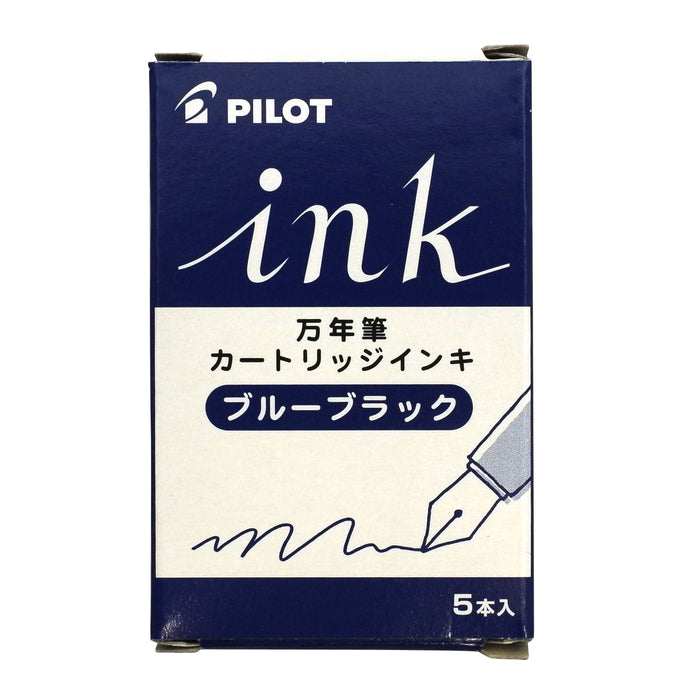 Pilot 藍黑色鋼筆墨芯 5 件裝 IRF-5S-BB