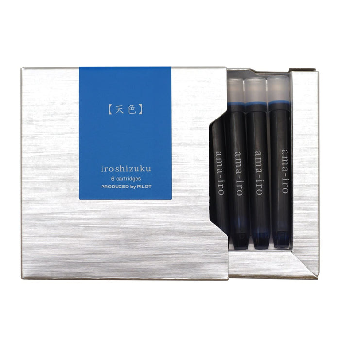 Pilot Iroshizuku Teniro 0.9cc Fountain Pen Ink Cartridge 6-Piece Set