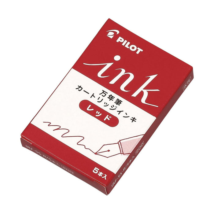 Pilot Red Ink Fountain Pen Cartridges 50 Count Irf50S10R