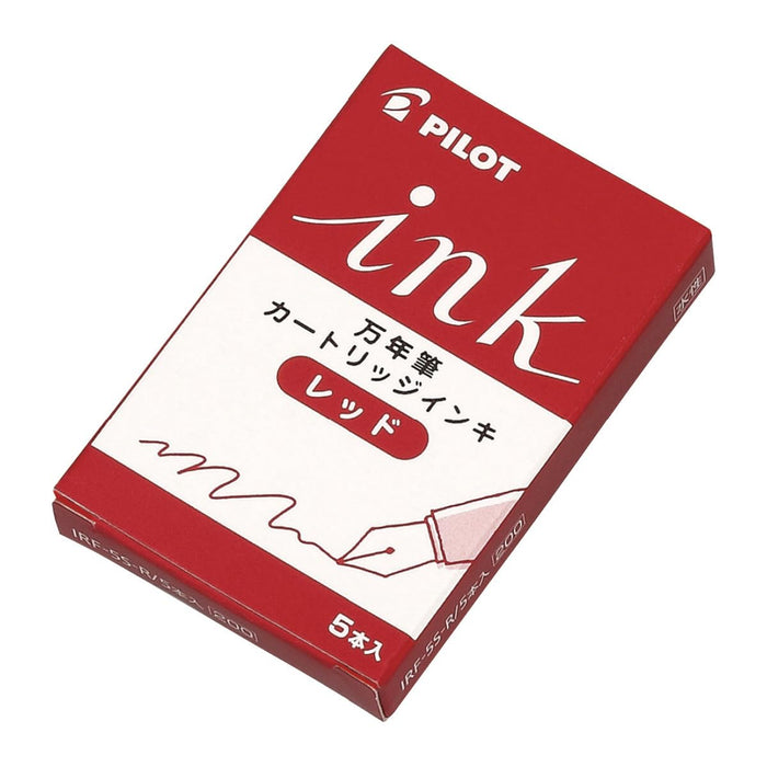 Pilot Red Ink Fountain Pen Cartridges 50 Count Irf50S10R