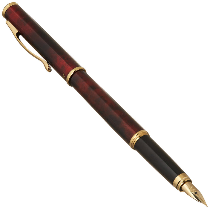 Pilot Cavalier Black and Red Fine Point Fountain Pen (F) FCA-5SR-BR