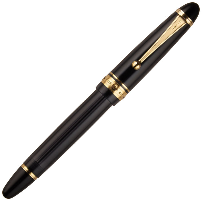 Pilot Custom 823 Fountain Pen Medium Point Transparent Black Shaft