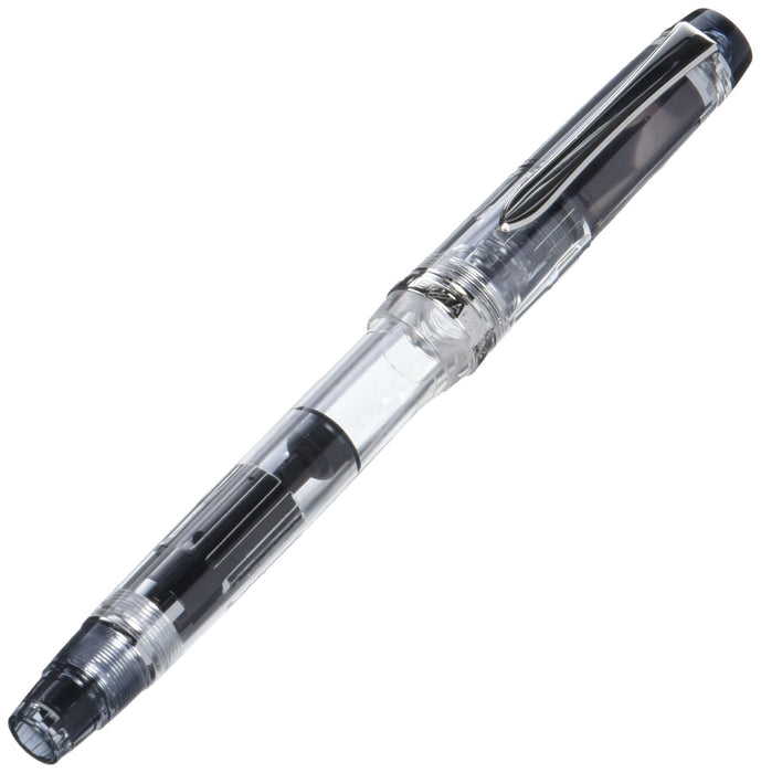 Pilot Custom Heritage 92 透明笔身钢笔，带中号笔尖