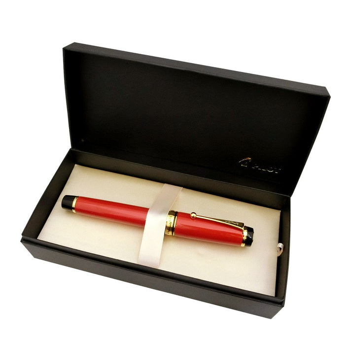 Pilot Custom Urushi Vermilion 钢笔，带中号精美字体