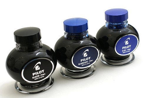 Pilot Fountain Pen Black Ink-70-B 70ml - High-Quality Writing Tool from Pilot