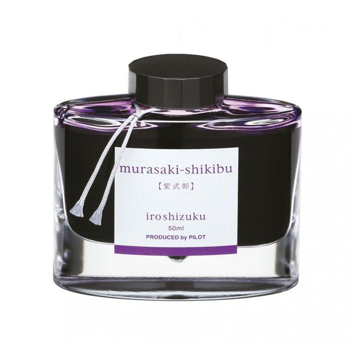 Pilot 彩色雫 50ml 钢笔墨水 Murasakibu 颜色